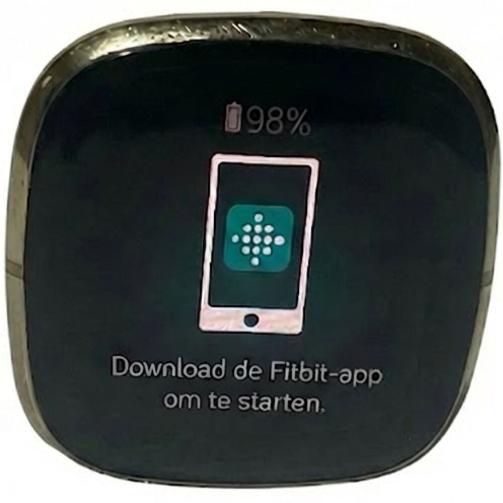 Fitbit Sense Smartwatch Soft Gold Stainless Steel GPS Heart Rate Monitor Watch